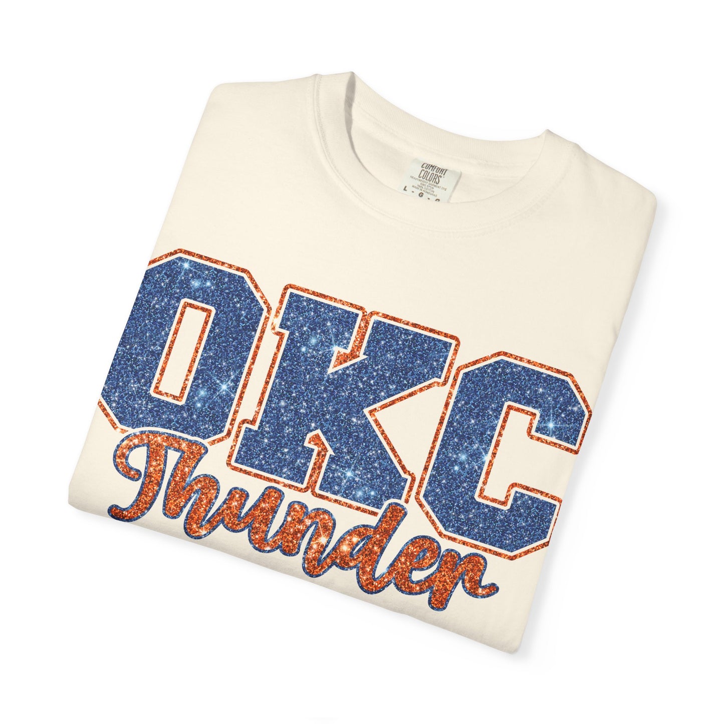 Faux Glitter OKC Tee