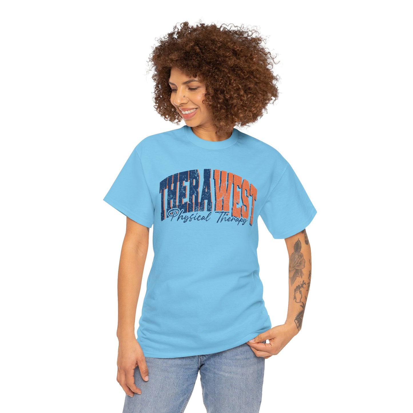TheraWest Varsity Style Grunge Look Gildan Tee