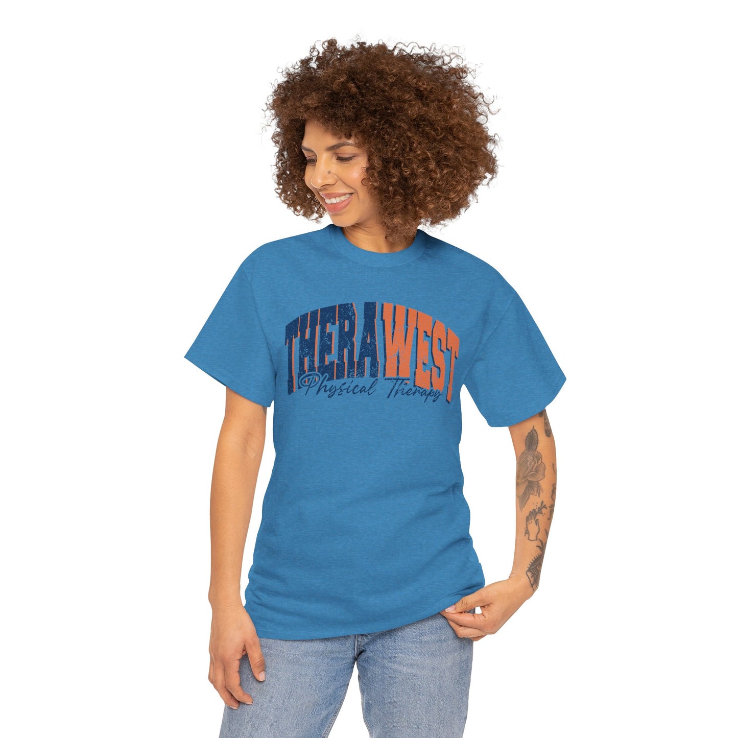 TheraWest Varsity Style Grunge Look Gildan Tee