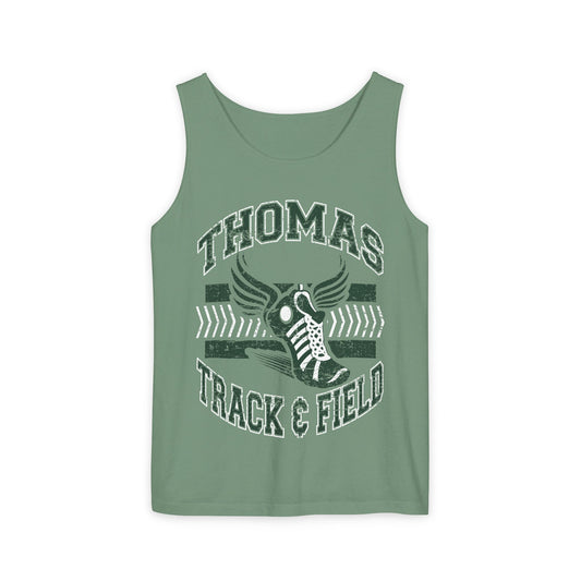 Thomas Track and Field Tank Top Comfort Colors Tee
