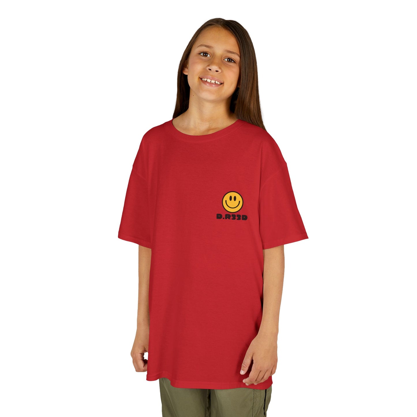 Youth I Woke Up Feeling Happy Front Back Tee