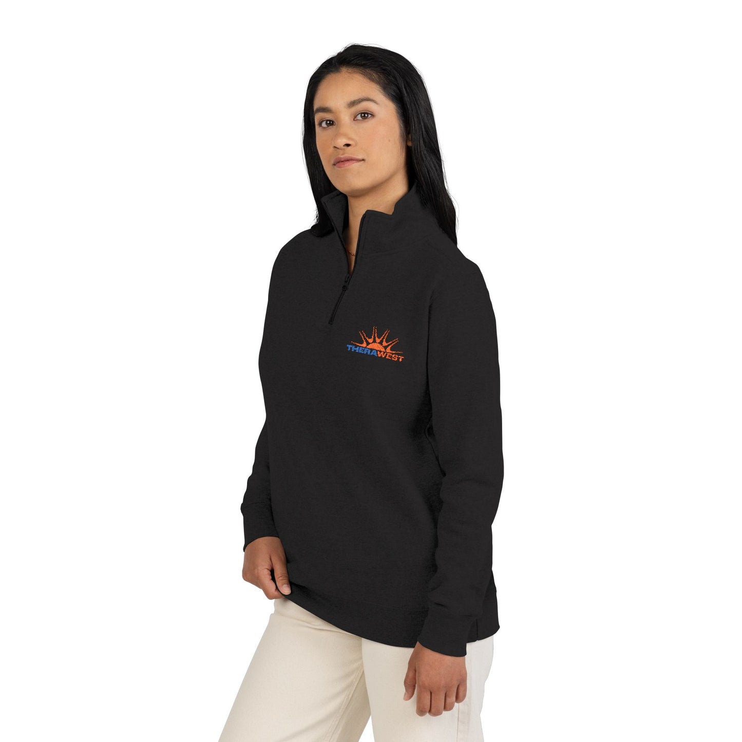 Embroidered Fleece Pullover TheraWest