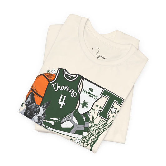 Limited Time Thomas Terriers Custom Jersey Bella Canvas Tee