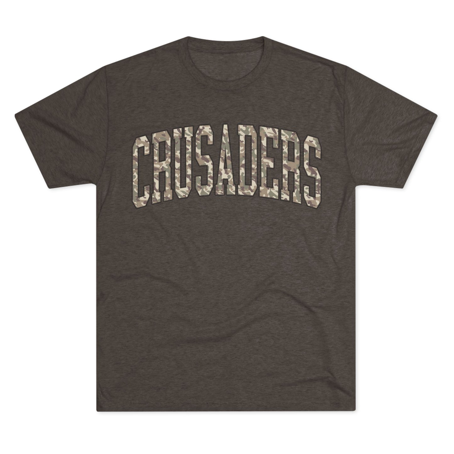 Camo Crusaders Tri-Blend Crew Tee