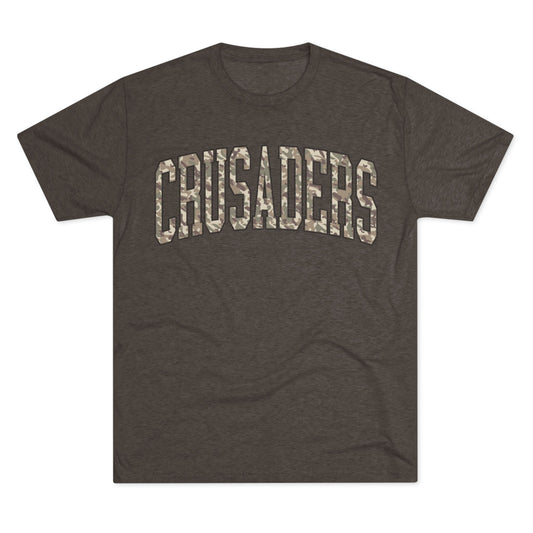 Camo Crusaders Tri-Blend Crew Tee