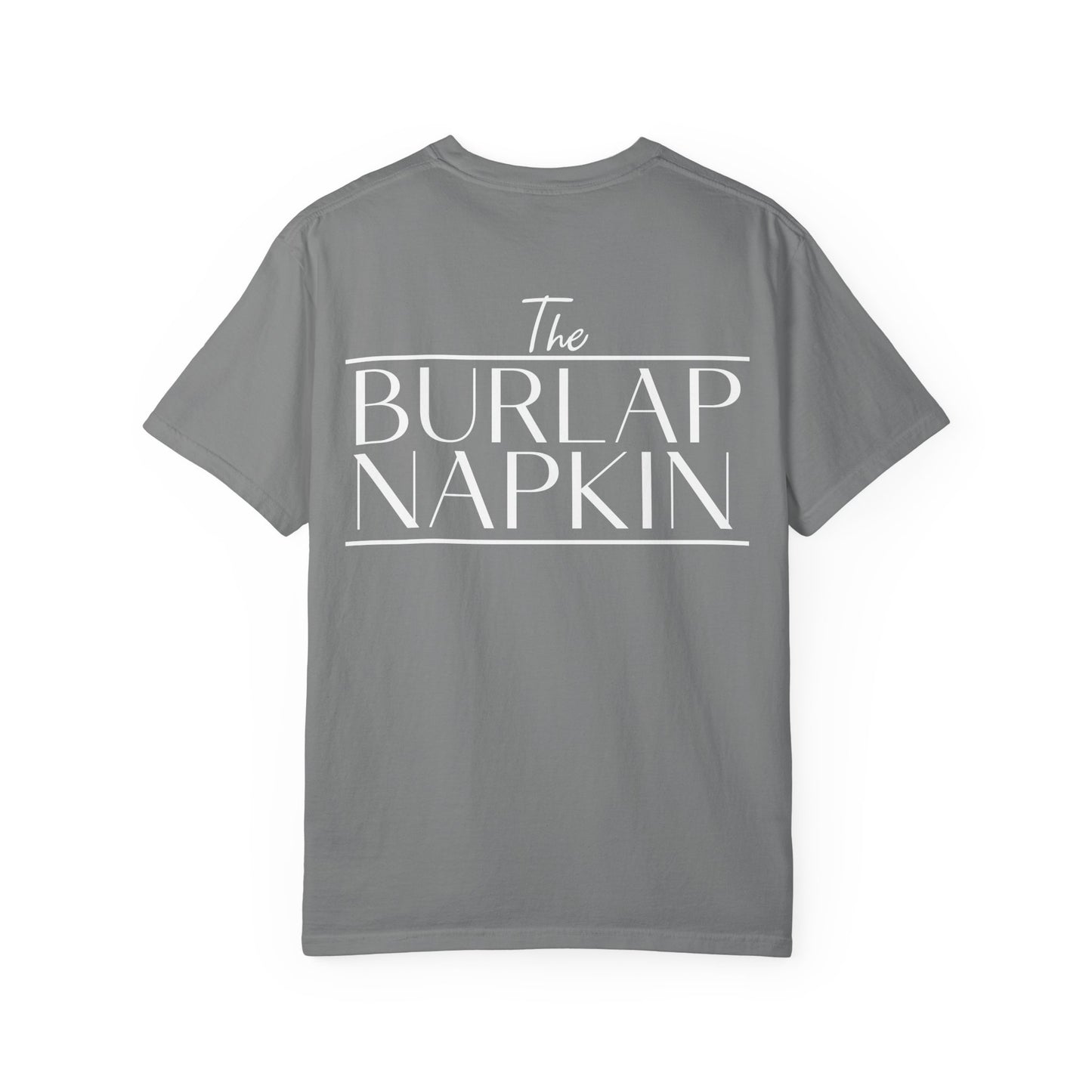 Burlap Napkin Comfort Colors Front/Back