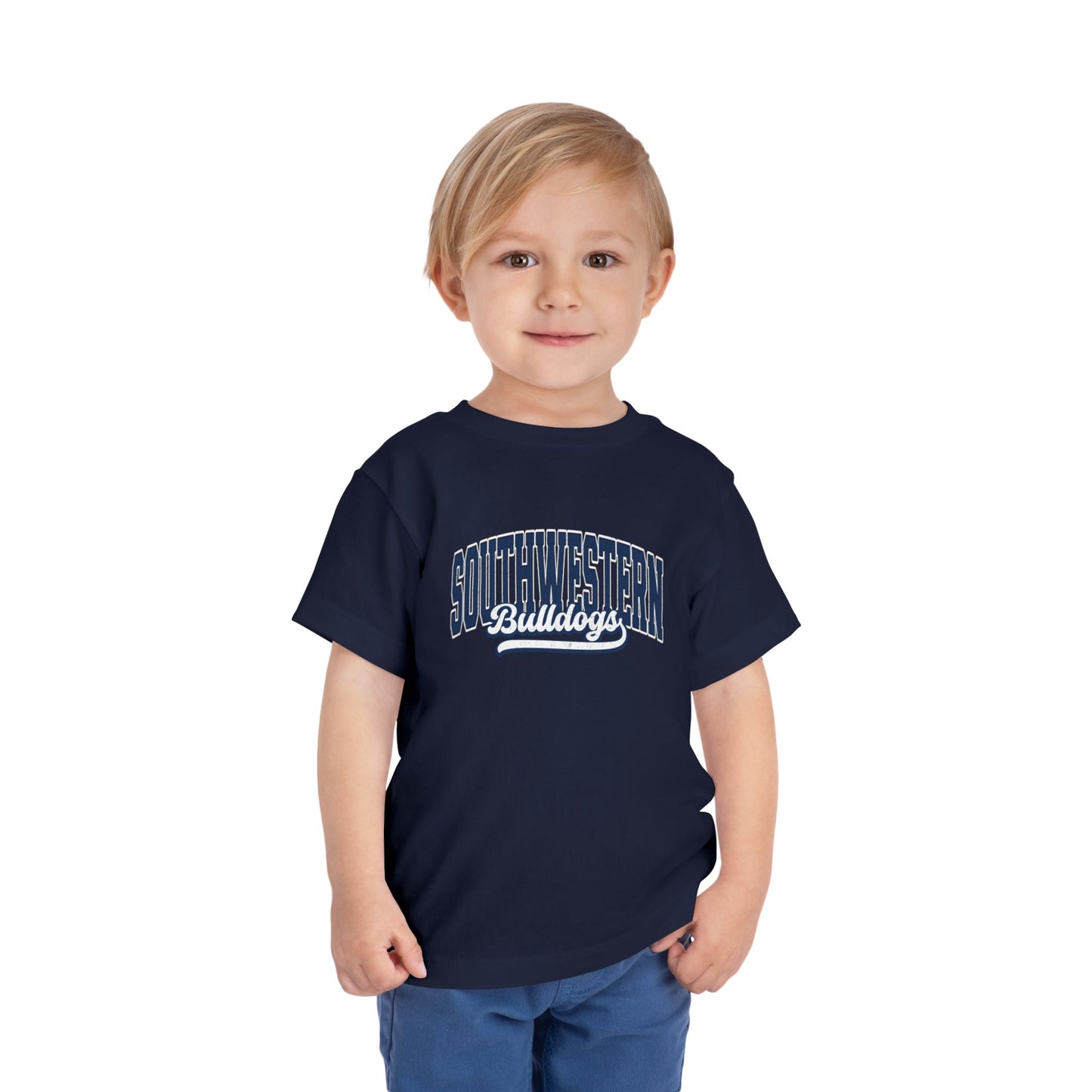 Retro Toddler Tee bulldogs