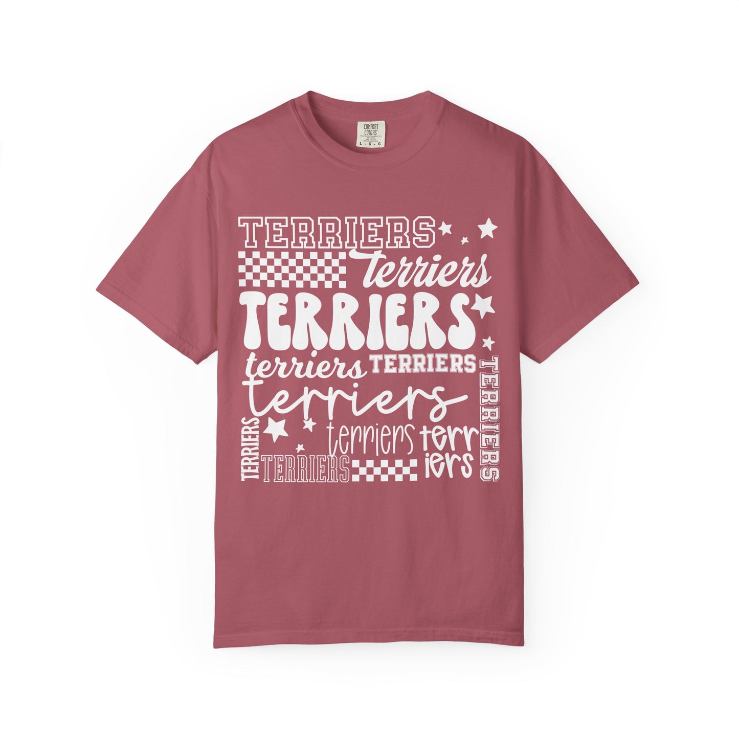 Terriers Repeated Comfort Colors Tee