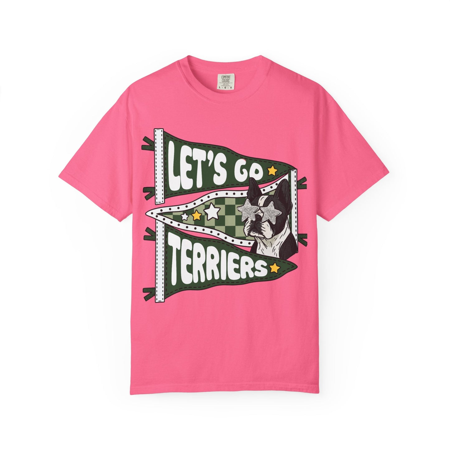 Pennant Flag Terriers Comfort Colors