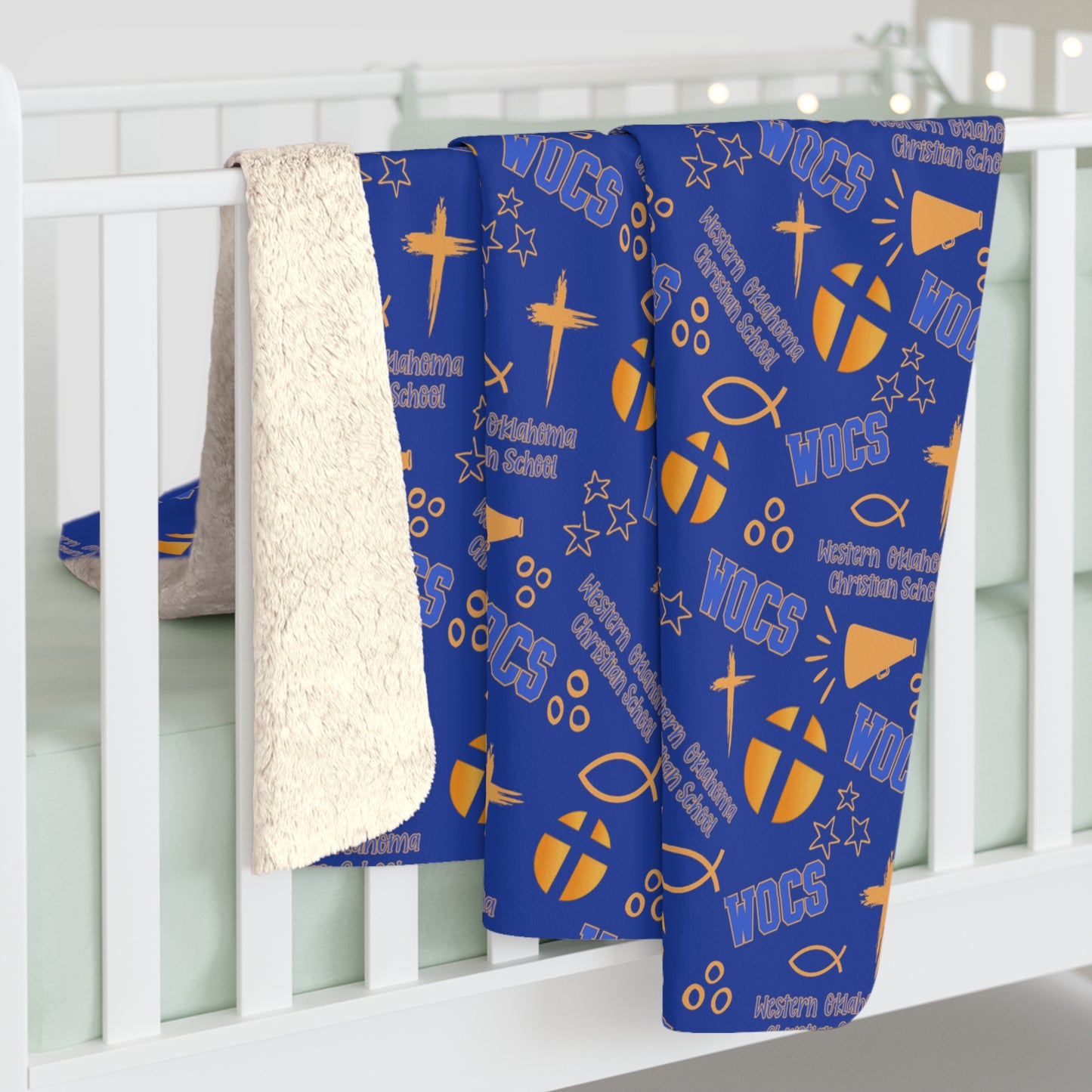 WOCS Sherpa Fleece Blanket