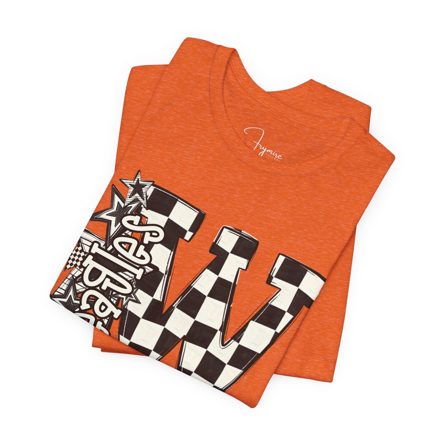 Checkered Weatherford Eagles Bella Canvas Tee