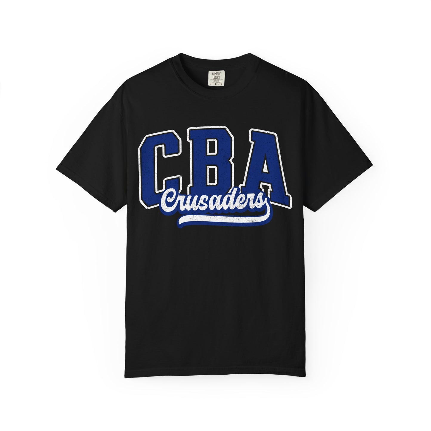 CBA Crusaders Varsity Text Comfort Colors