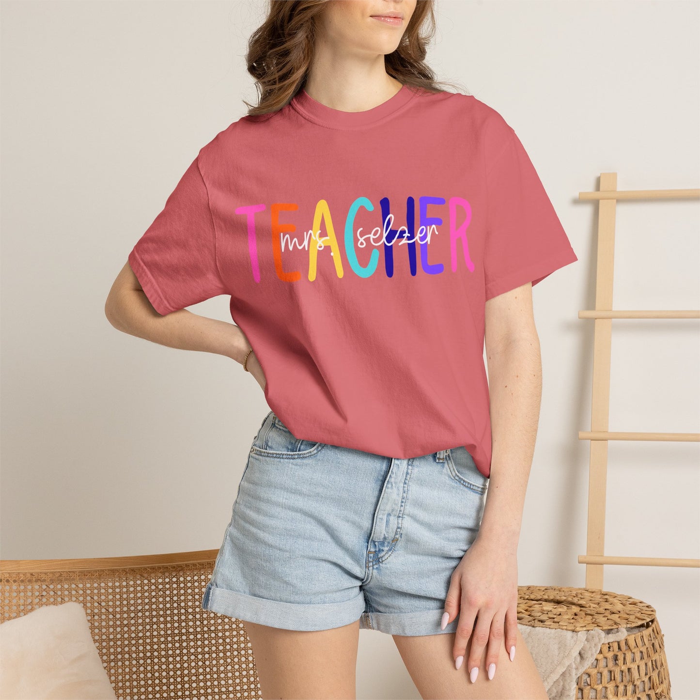 Custom Name Teacher Comfort Colors