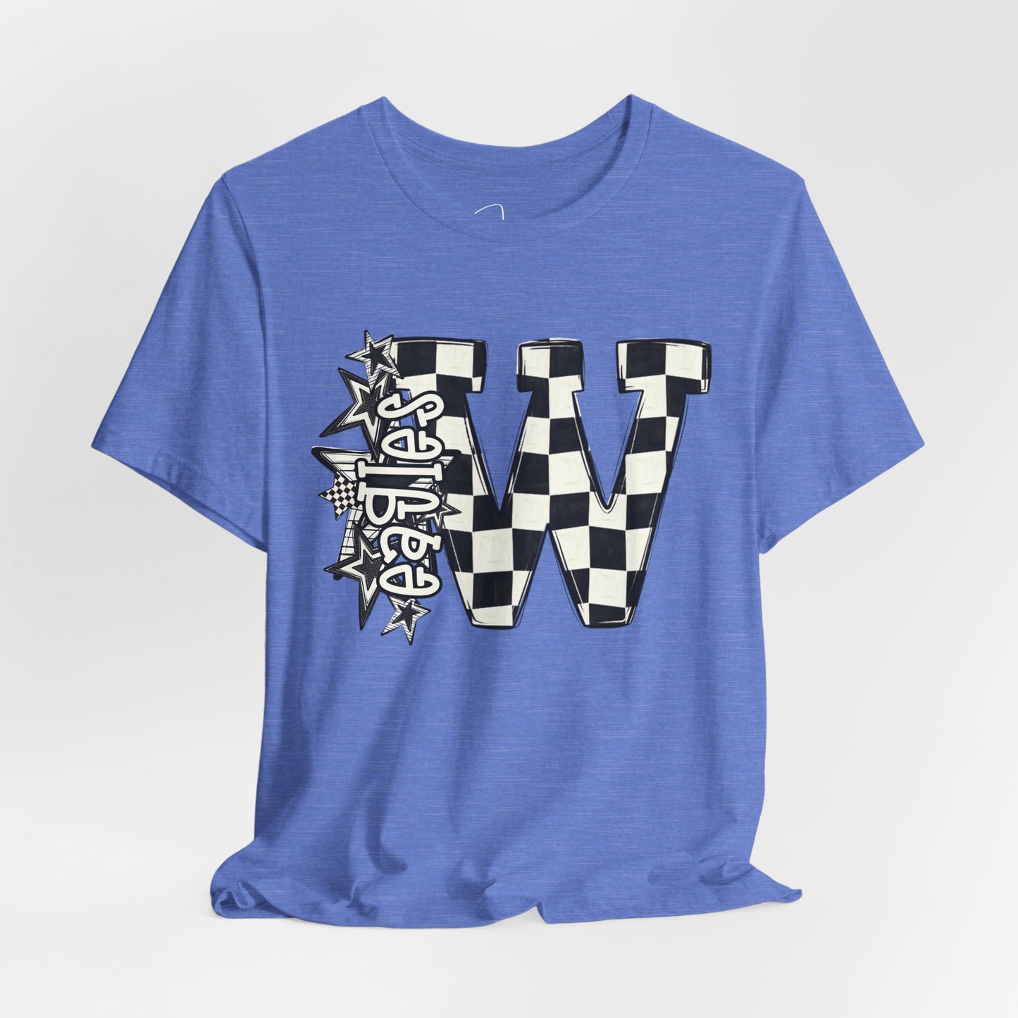 Checkered Weatherford Eagles Bella Canvas Tee