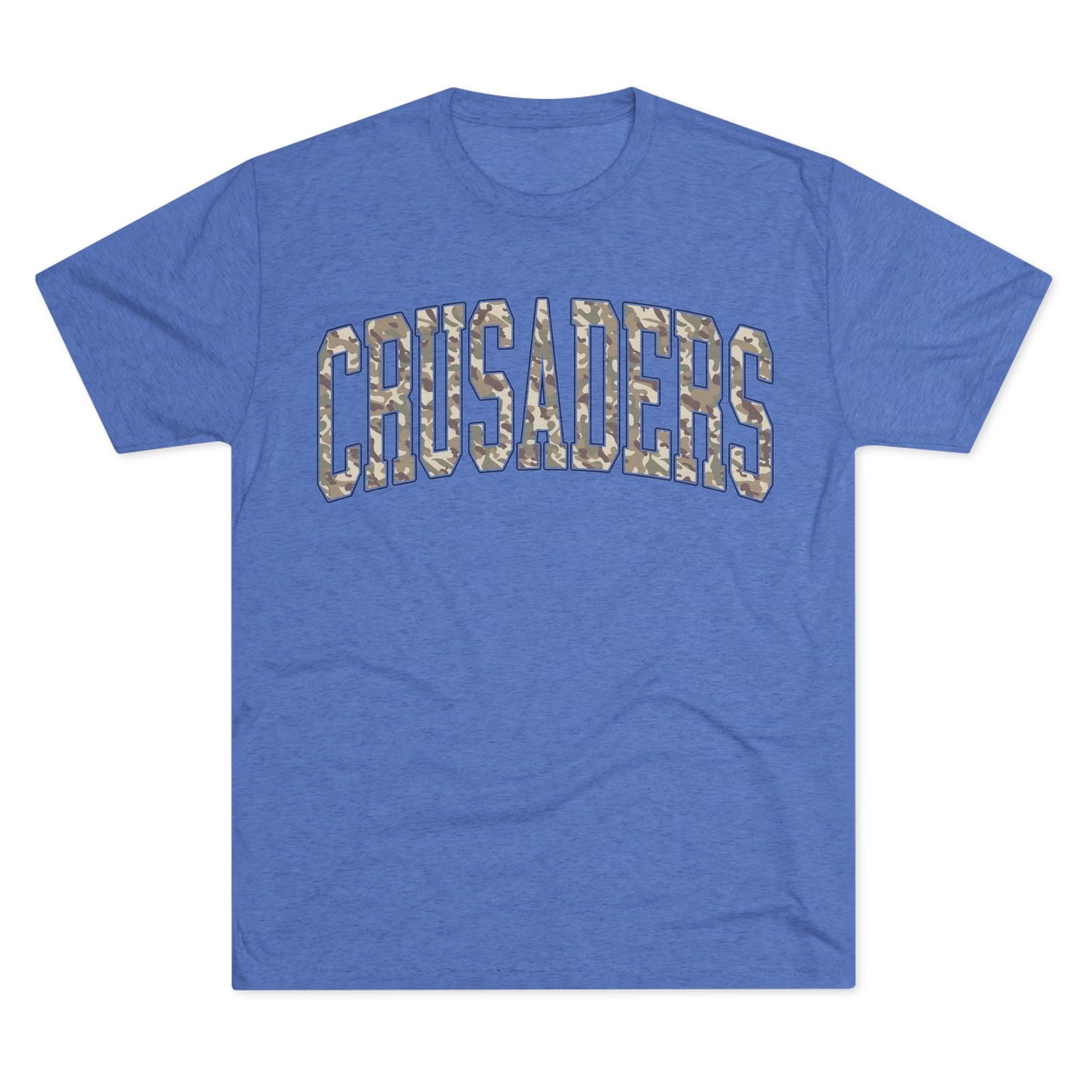 Camo Crusaders Tri-Blend Crew Tee
