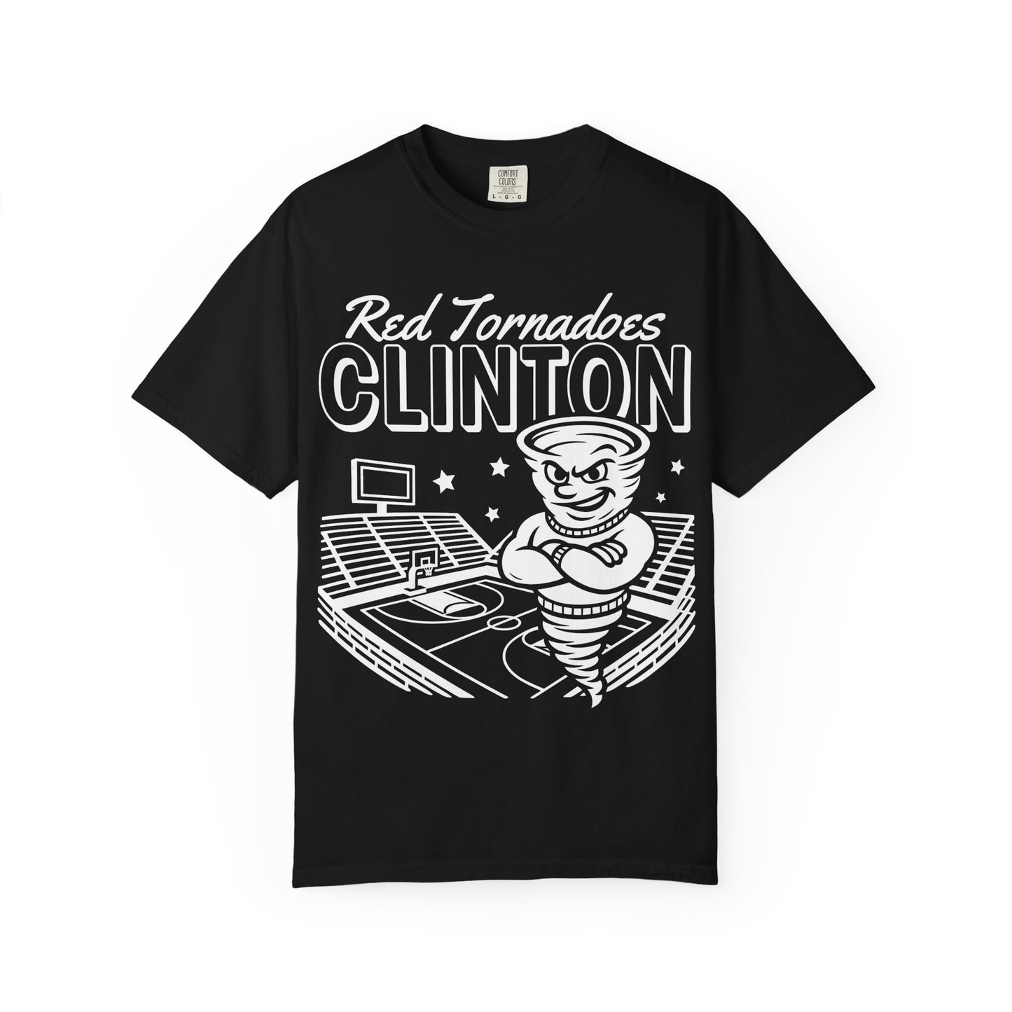 Clinton Red Tornadoes Basketball Tee