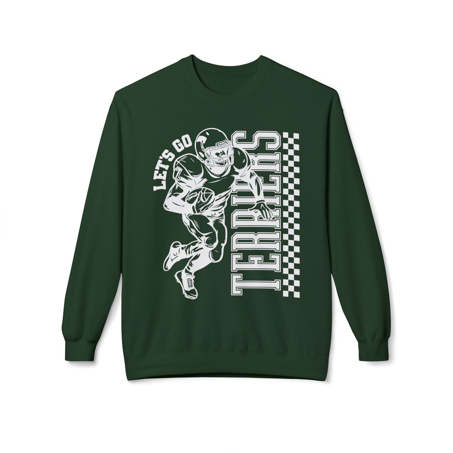 Terriers Football Lets Go Softstyle Crewneck