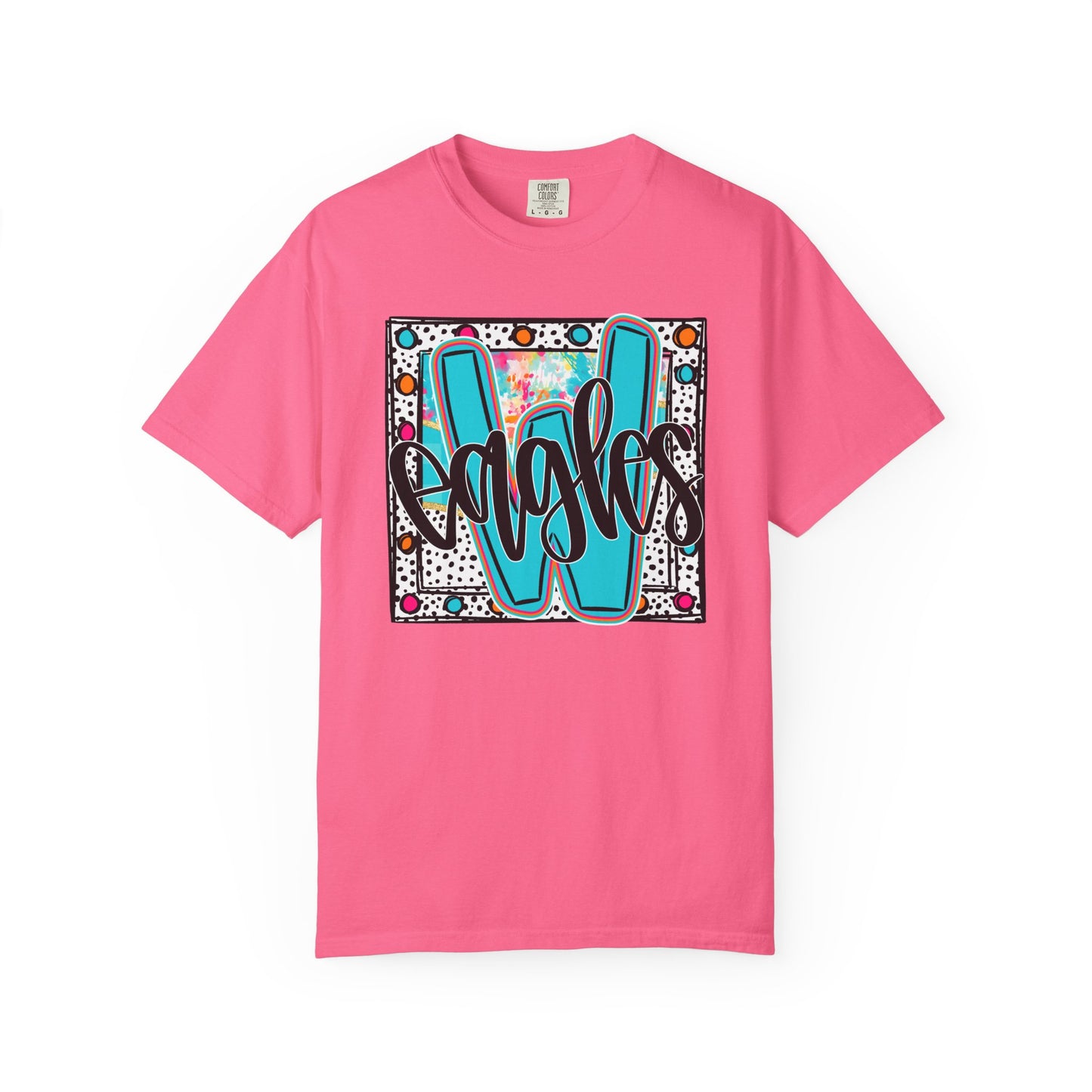 Weatherford Eagles Dotty Square Comfort Colors