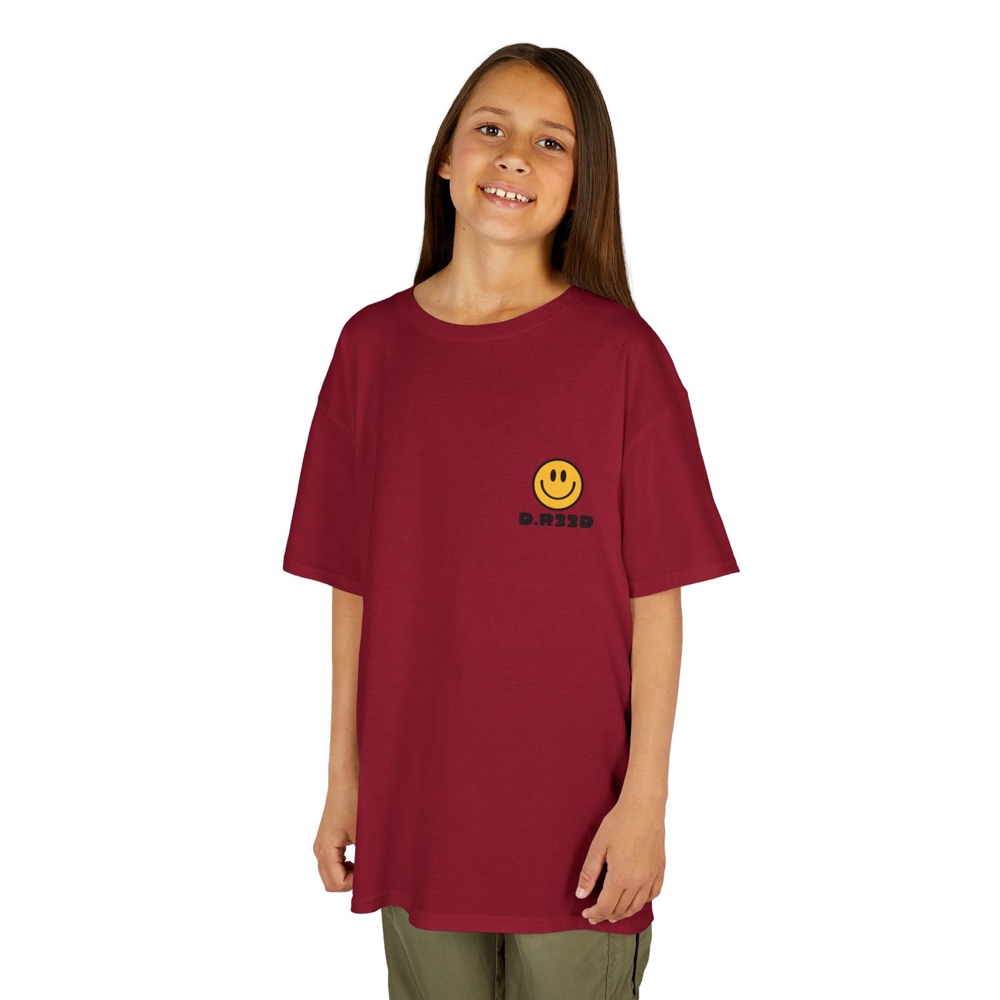 Youth I Woke Up Feeling Happy Front Back Tee