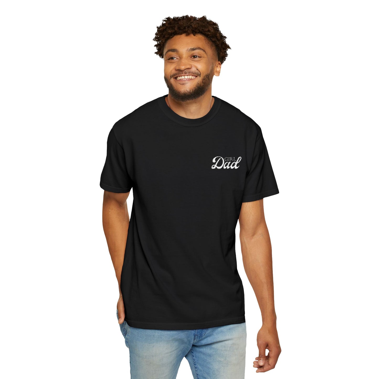 Girl Dad Embroidered Tee