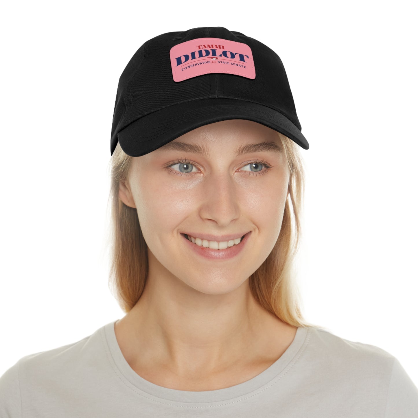 Leather Patch Hat (Rectangle)