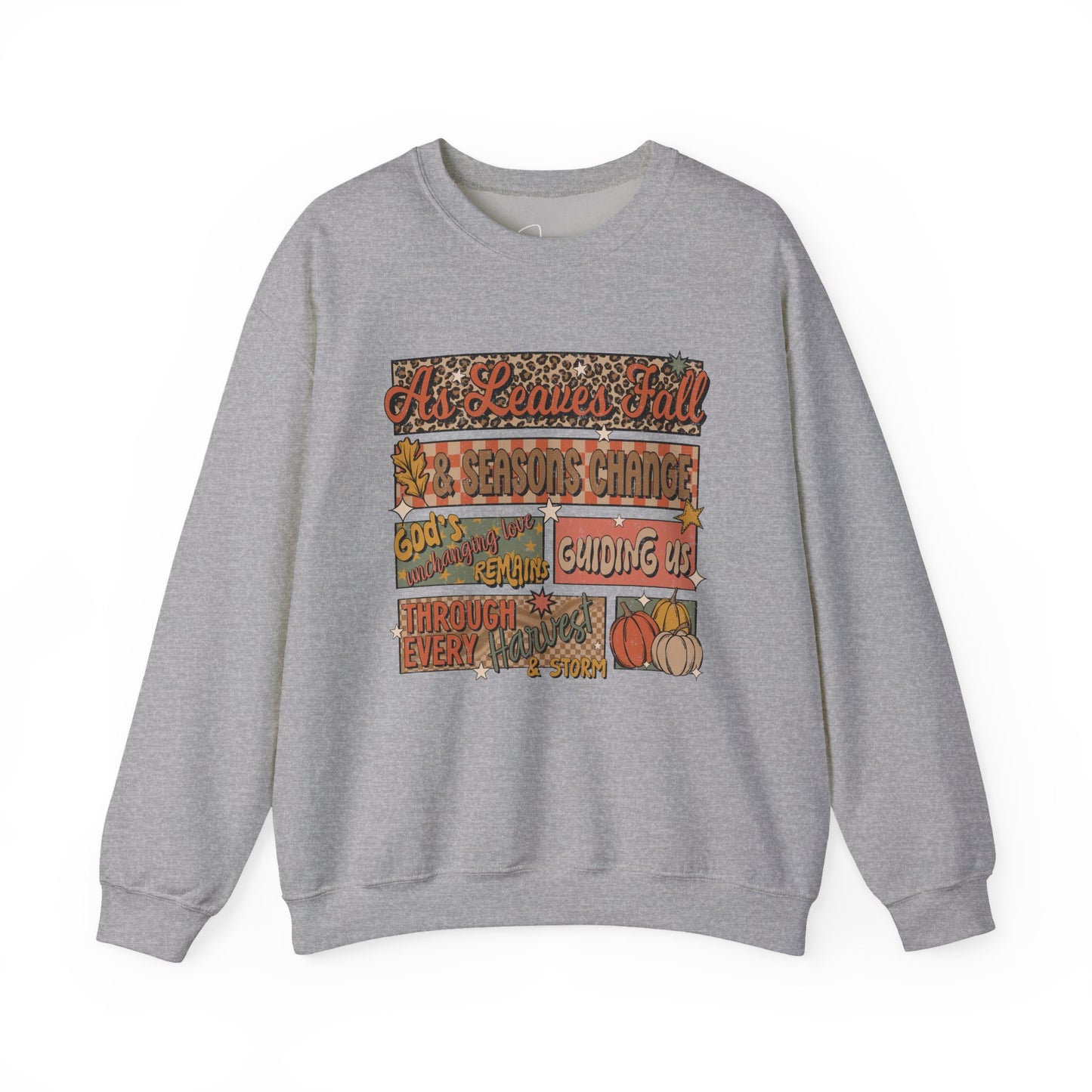 As Leaves Fall Gildan Crewneck