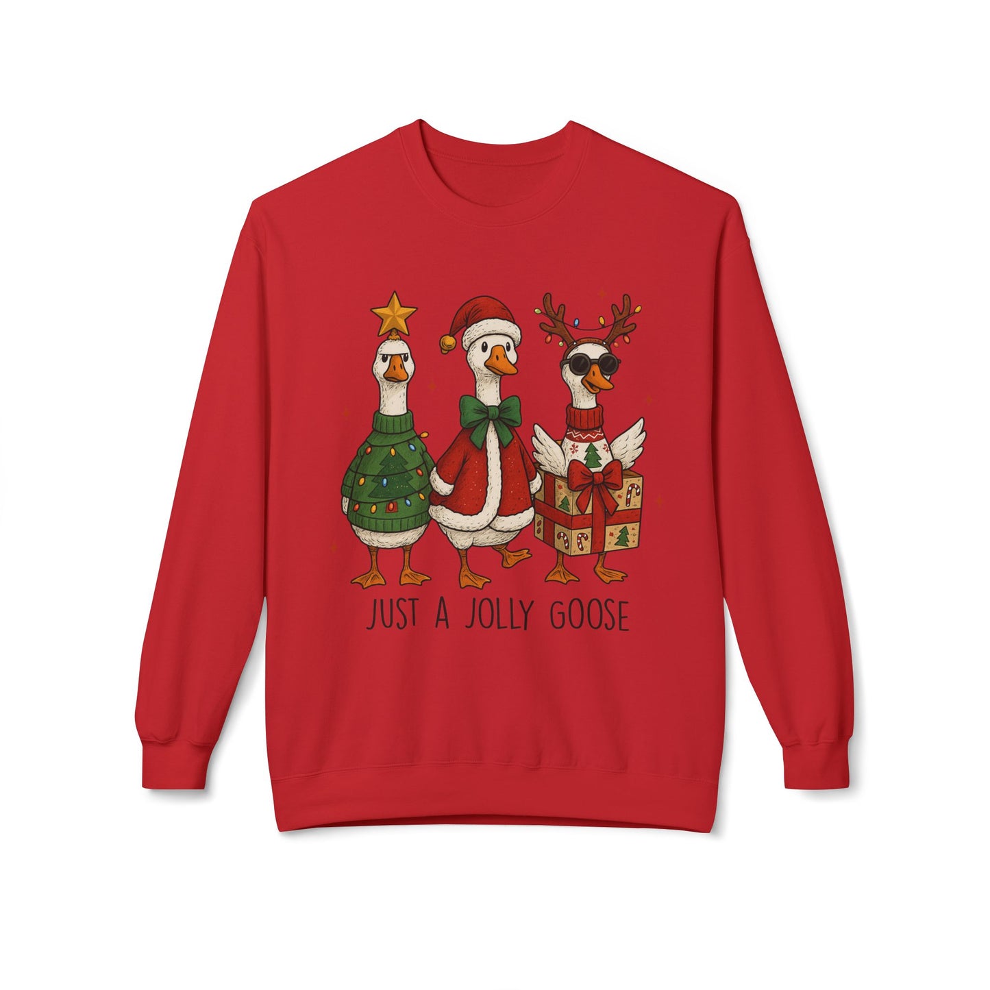 Just a Jolly Goose Midweight Softstyle Crewneck