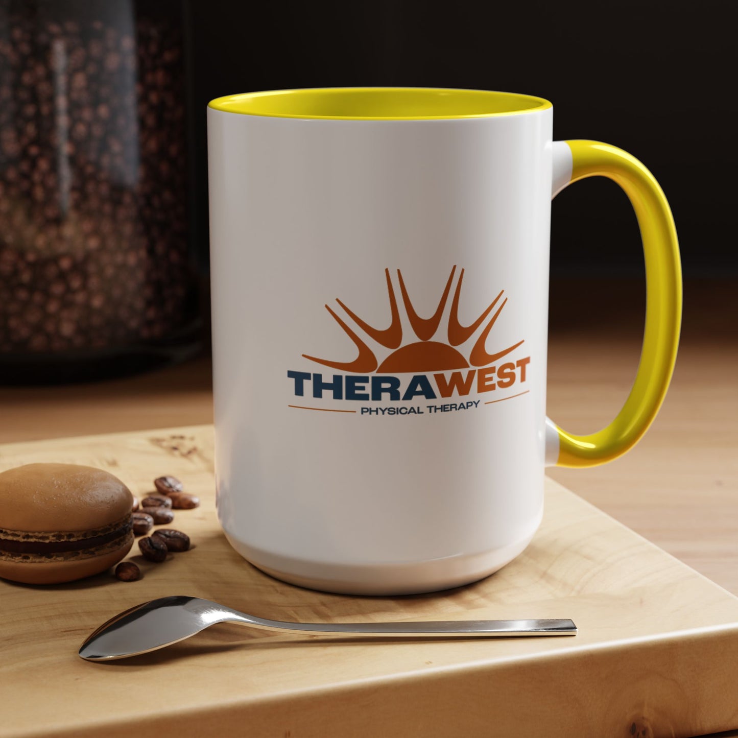Colorful Handle TheraWest mug 11oz or 15 oz