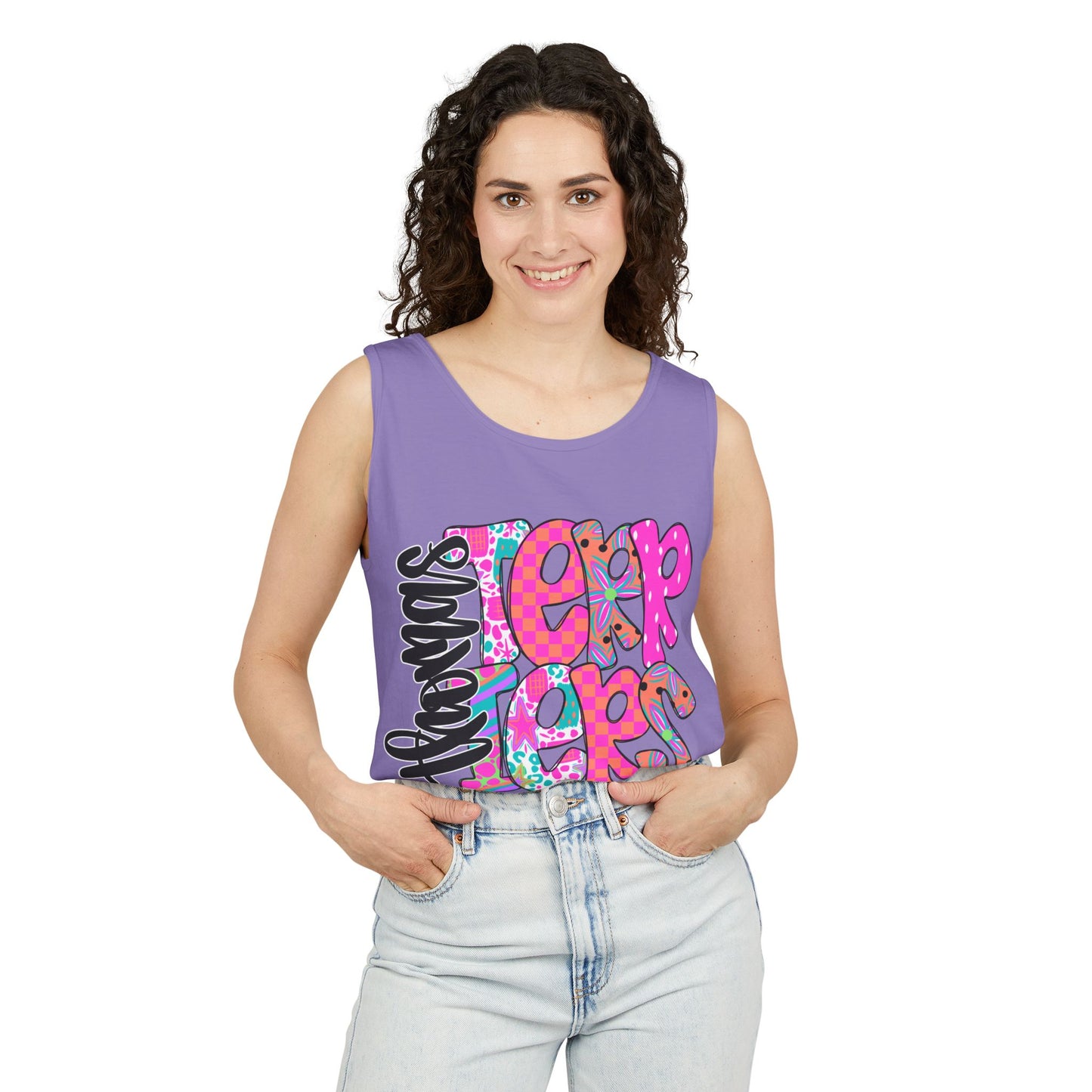 Thomas Terrier Stacked Tank Top Comfort Colors