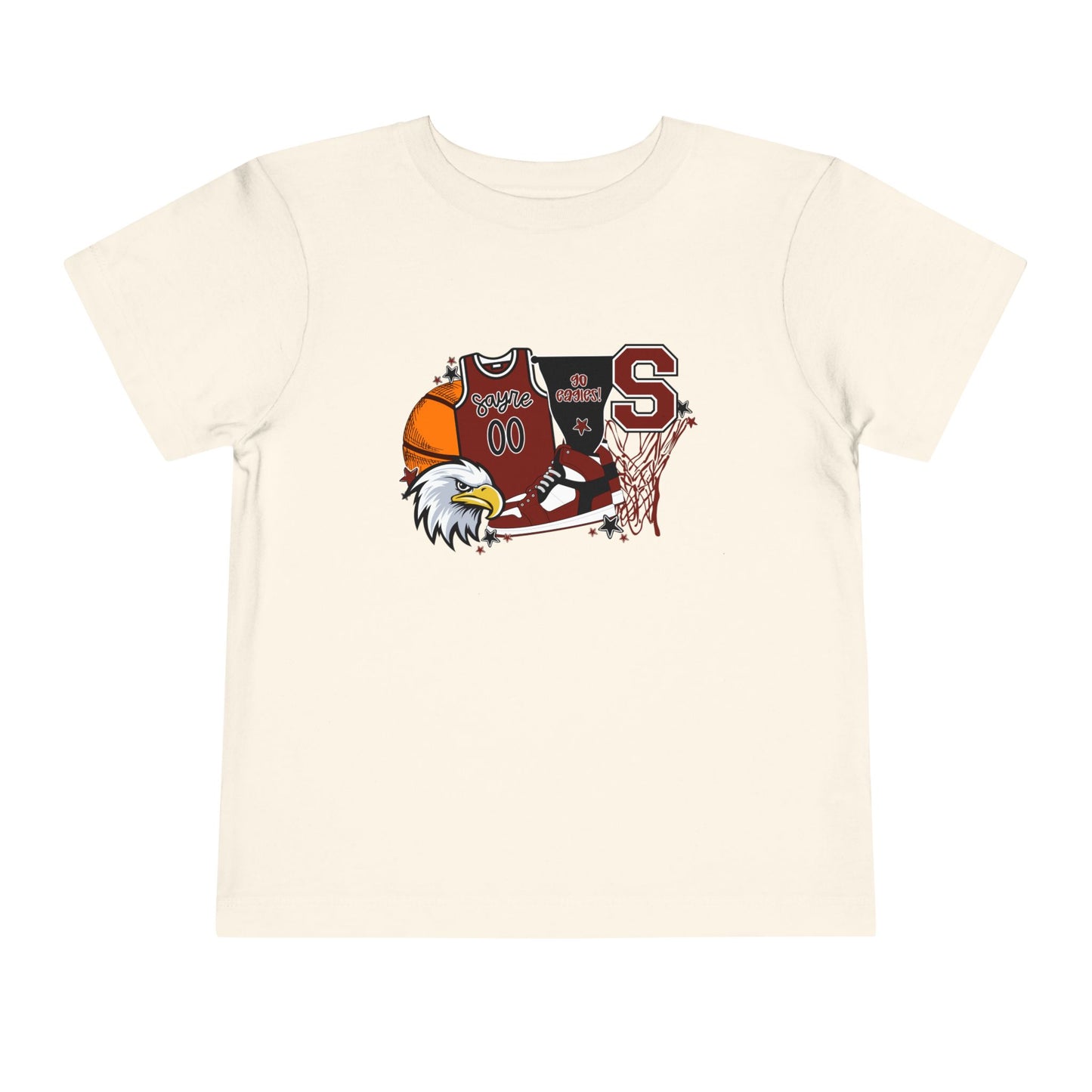 Limited Time Toddler Sayre Eagles Custom Jersey Tee