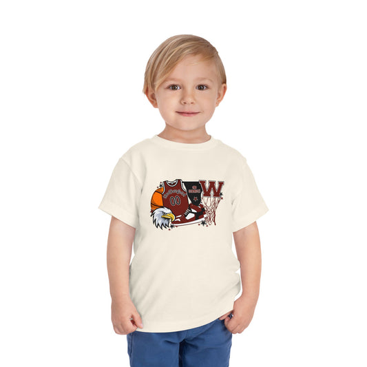 Limited Time Toddler Weatherford Eagles Custom Jersey Tee