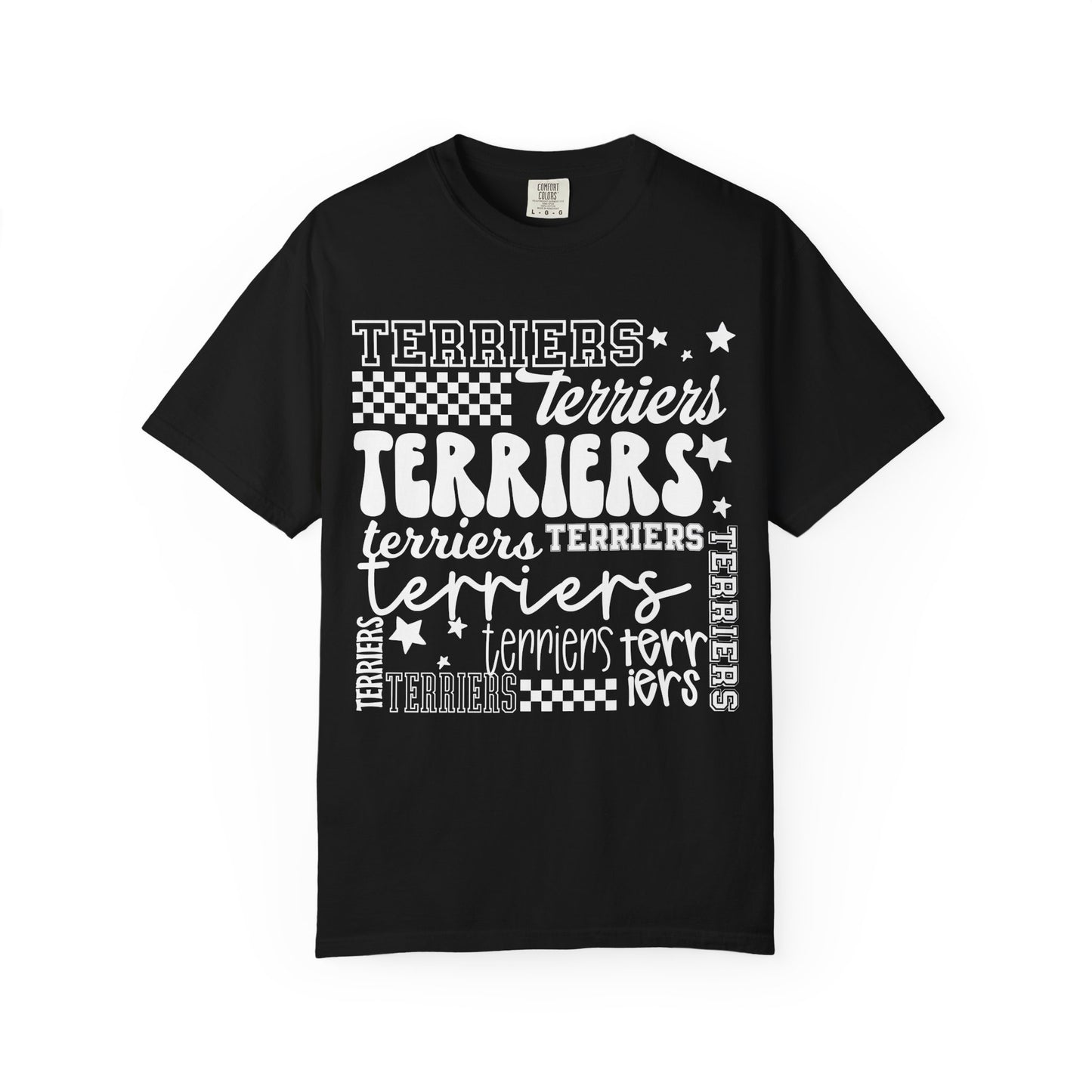 Terriers Repeated Comfort Colors Tee