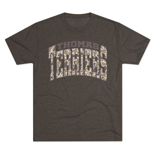 Camo Thomas Terriers Tri Blend Tee