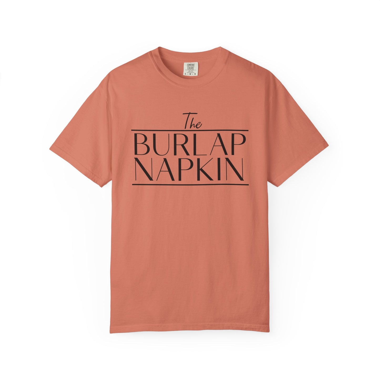 Burlap Napkin Comfort Colors Front/Back