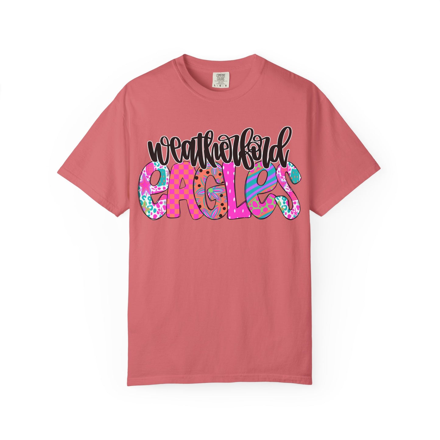 Weatherford Eagles Funky Comfort Colors Tee