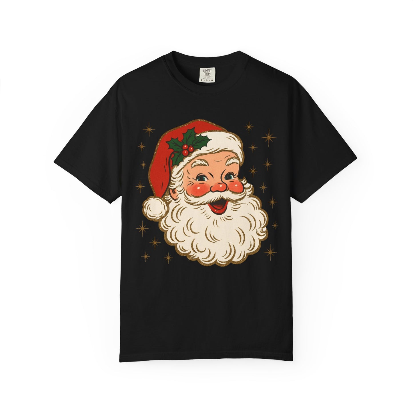 Retro Santa Comfort Colors Tee