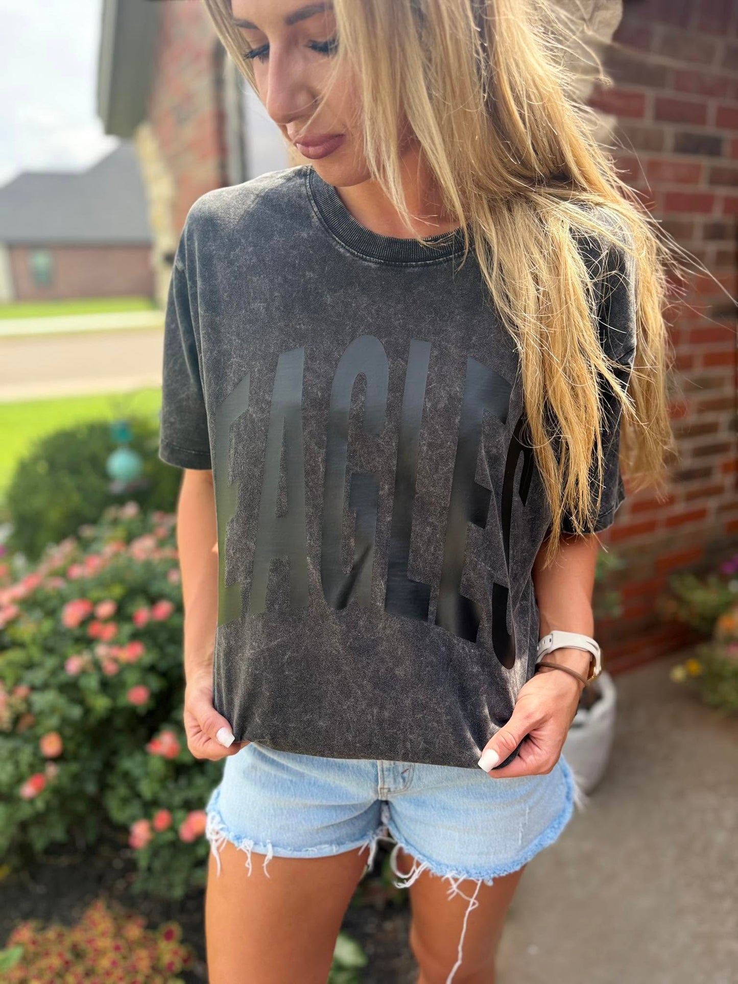 Black Eagles Zenana Acid Wash