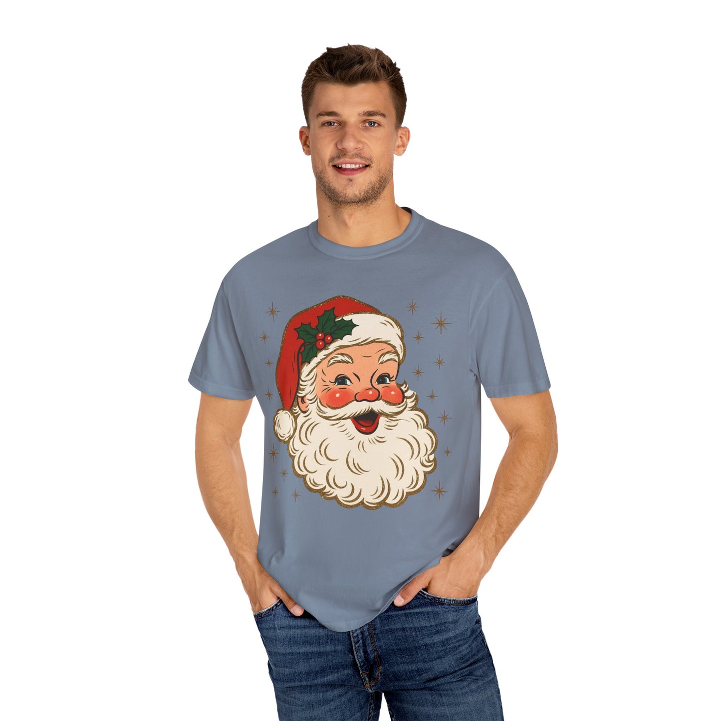 Retro Santa Comfort Colors Tee