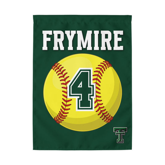 Custom Softball Garden Flag 12x18