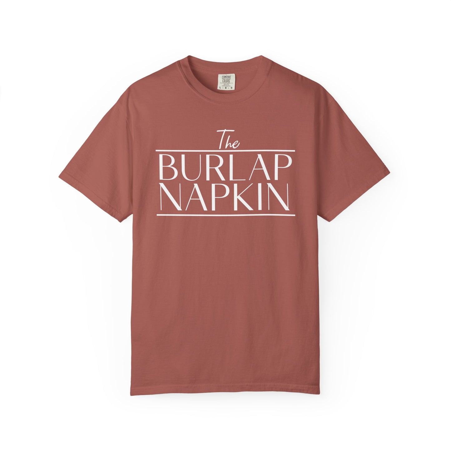 Burlap Napkin Comfort Colors Front/Back