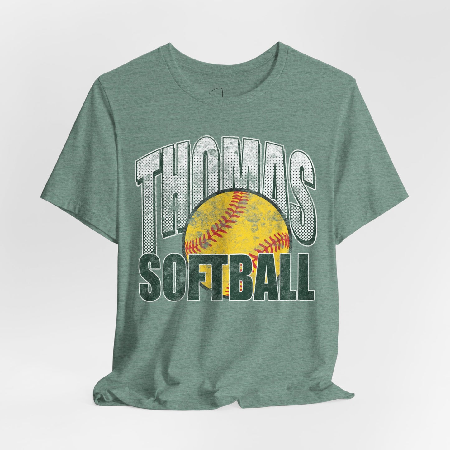 Thomas Softball Tee Bella Canvas
