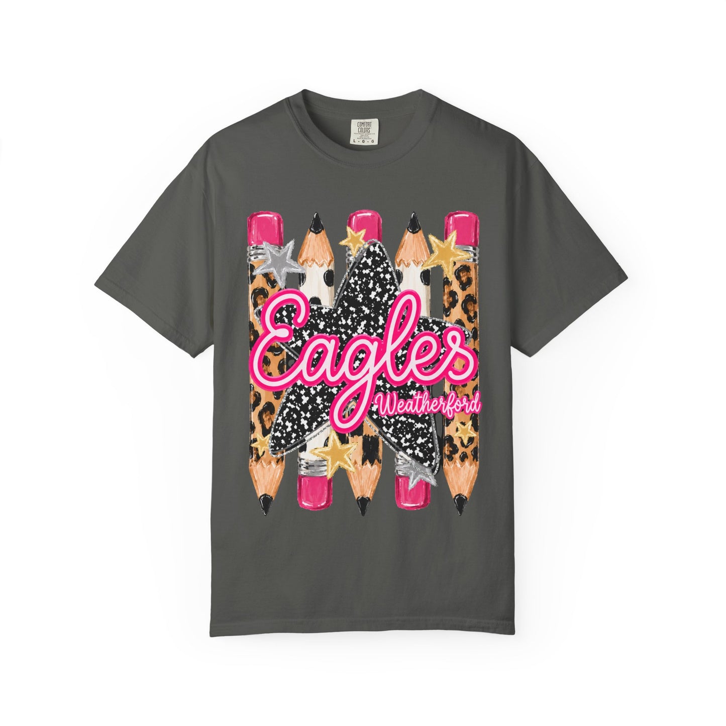 Weatherford Eagles Pencil Tee Comfort Colors