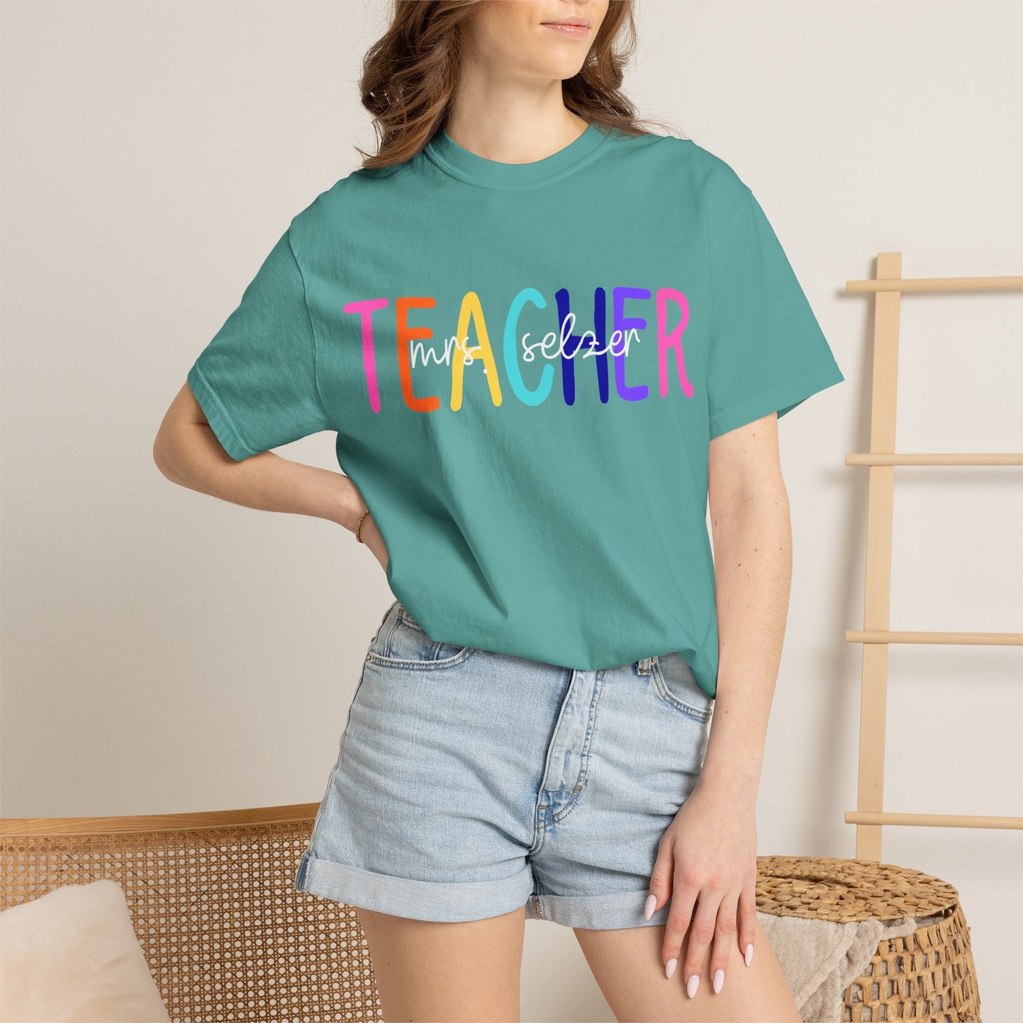 Custom Name Teacher Comfort Colors