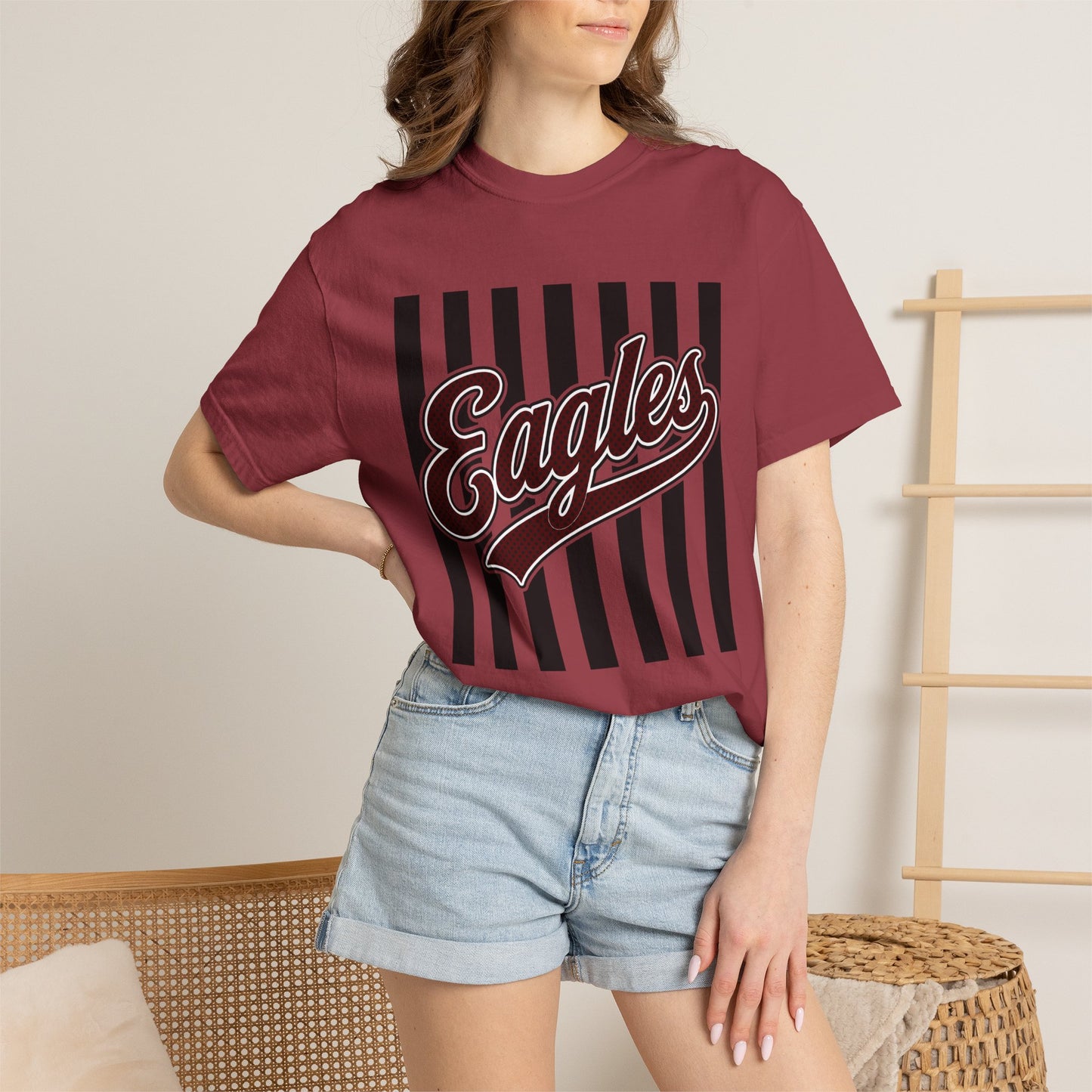 Polka Dot Eagles Comfort Colors