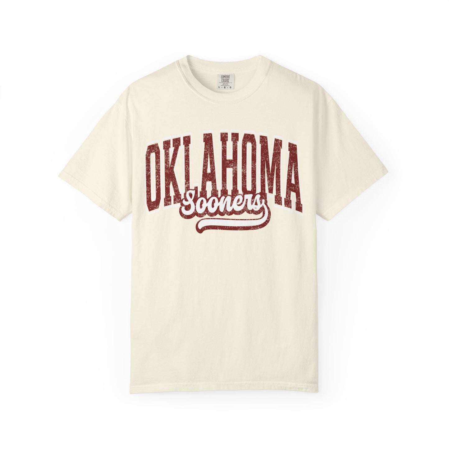 Retro comfort colors tee Oklahoma