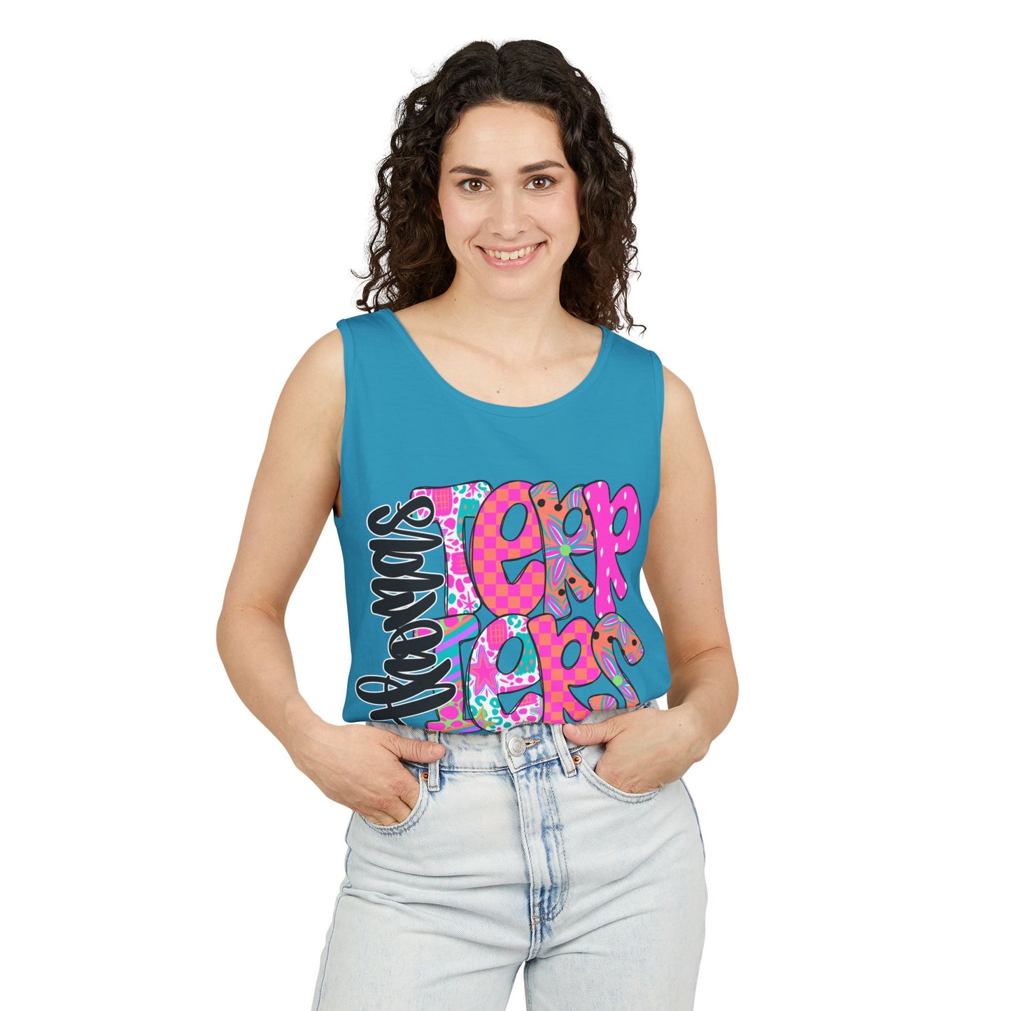 Thomas Terrier Stacked Tank Top Comfort Colors