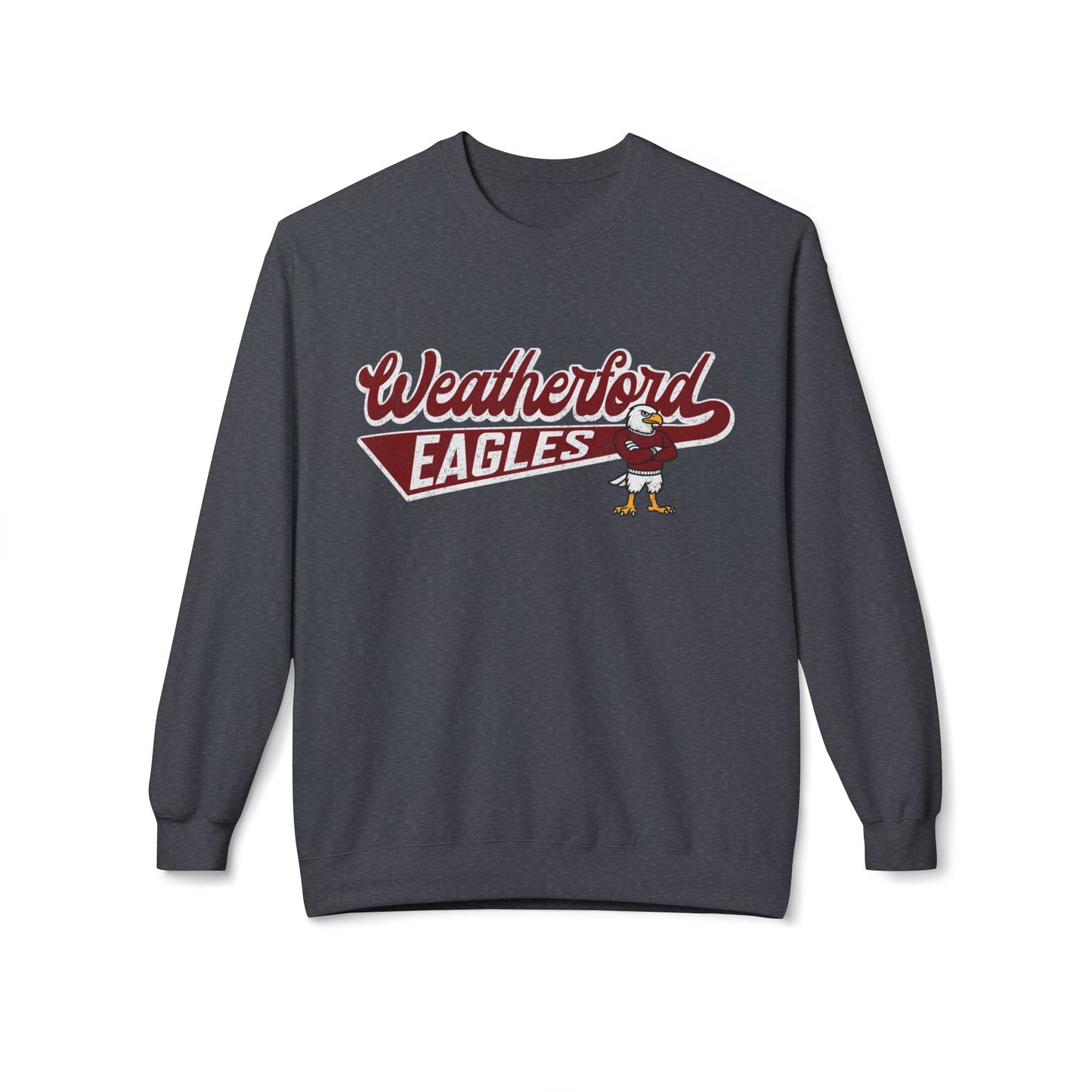 Weatherford Eagles Softstyle Fleece Crewneck Sweatshirt