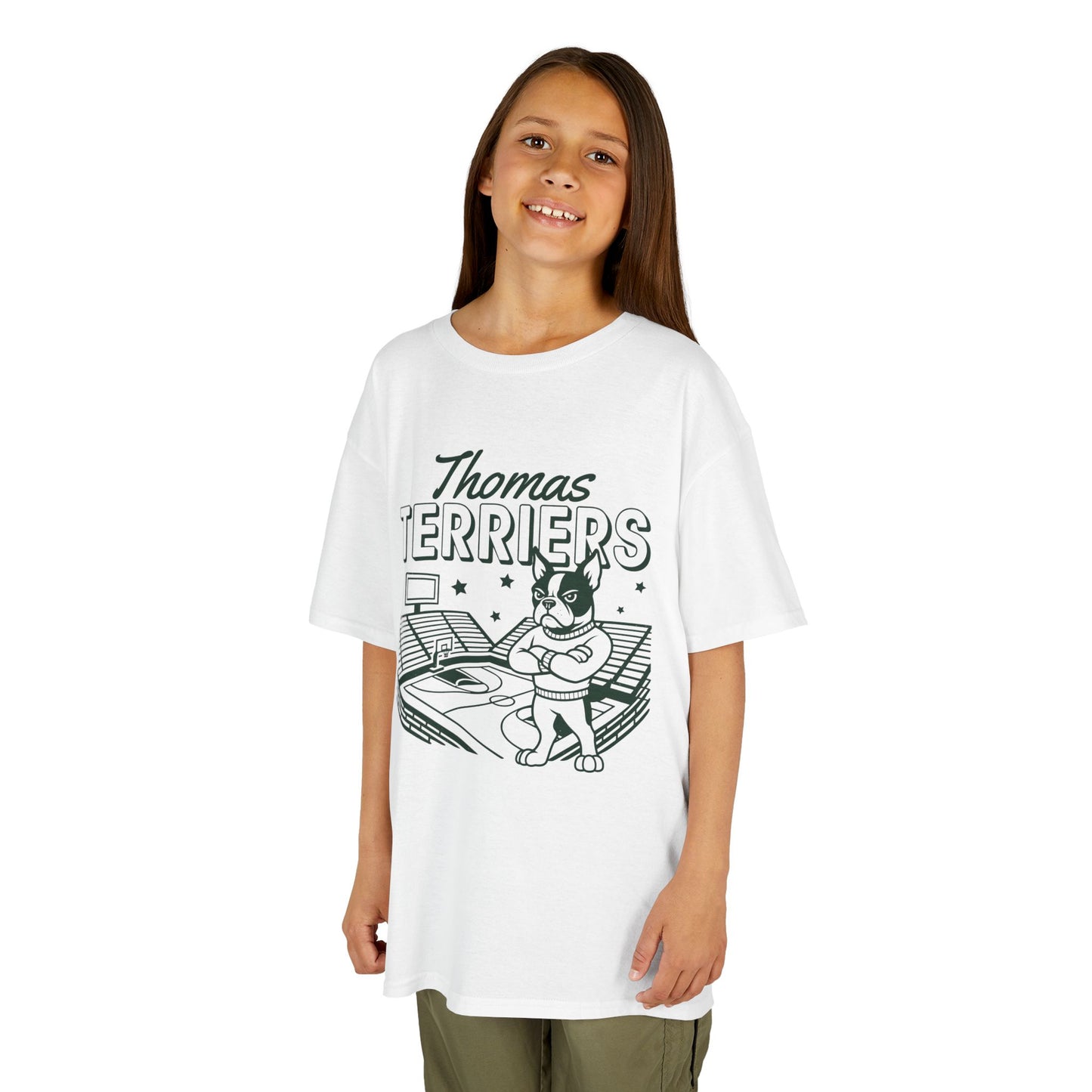 Youth Thomas Terriers Basketball Tee