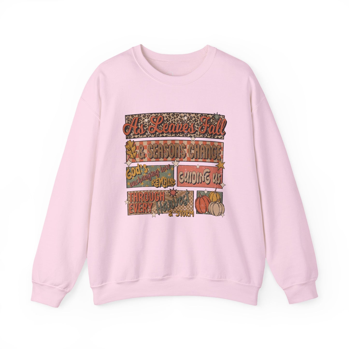 As Leaves Fall Gildan Crewneck