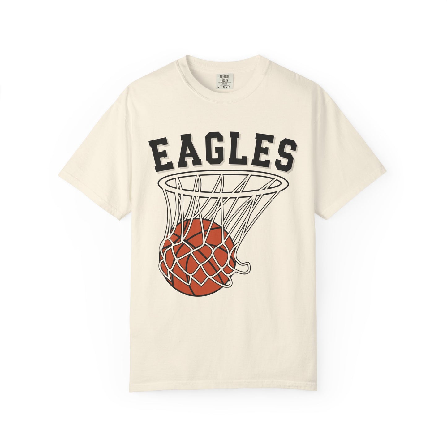 Eagles Basketball Comfort Colors Tee